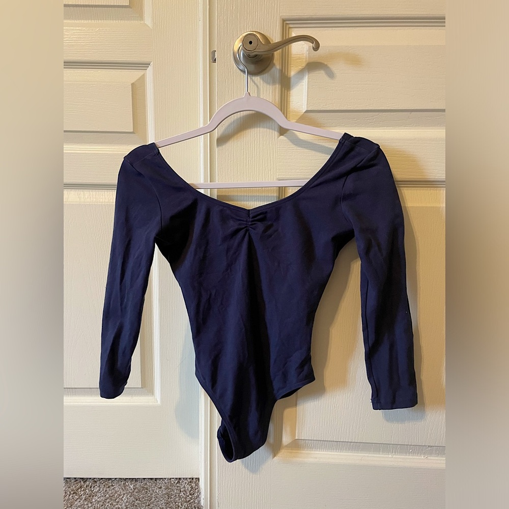 Bloch navy blue women’s ballet leotard